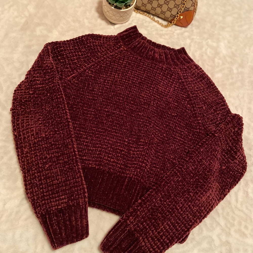 ***SOLD***Cozy Chenille Crop